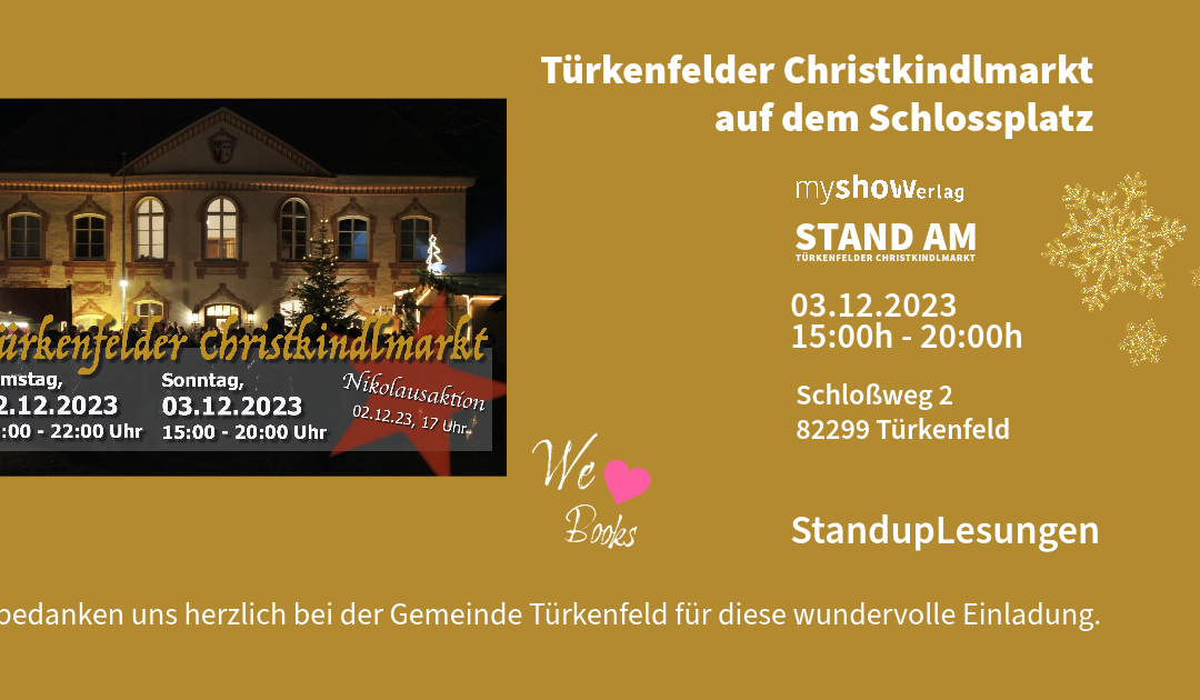 Türkenfelder Christkindlmarkt auf dem Schlossplatz